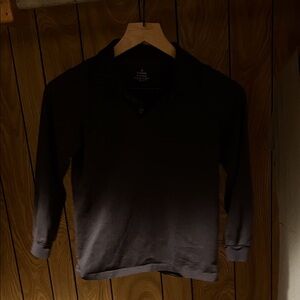Navy Blue Long Sleeve Sz. 8-10 Kids Polo Long Sleeve Shirt
